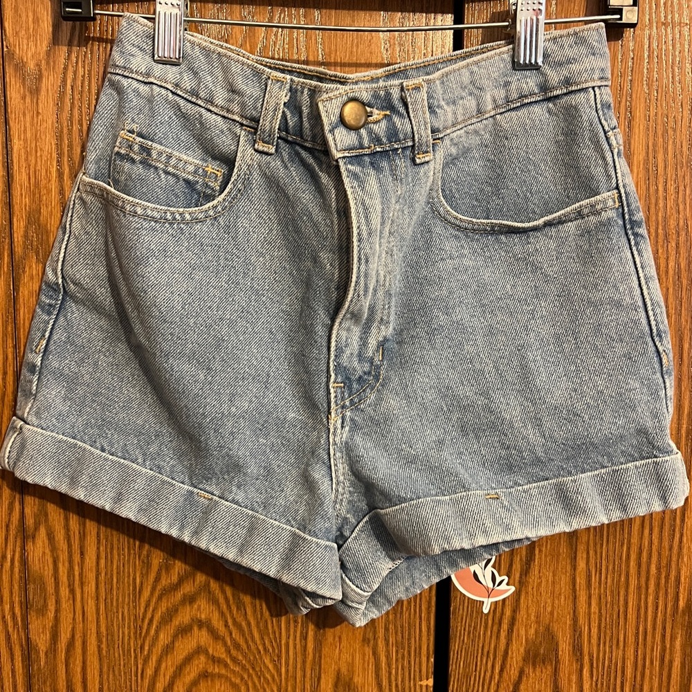 ✨3/$20✨American Apparel High Rise Jean Shorts